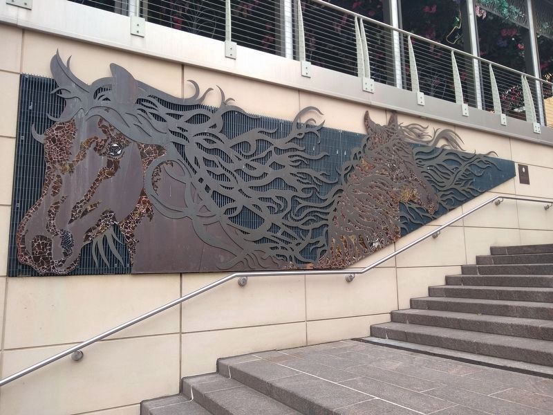 Mural Associated with Triple Crown Marker image. Click for full size.
