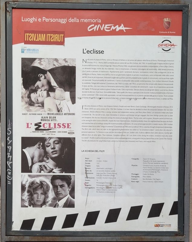 L'eclisse / The Eclipse Marker. Click for full size. L'eclisse / The Eclipse Marker image. Click for full size.