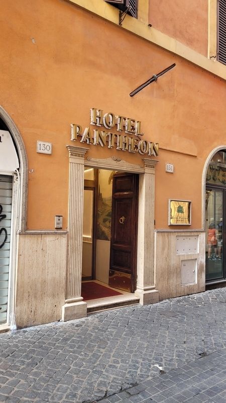 The entrance to the Hotel Pantheon. Click for full size. The entrance to the Hotel Pantheon image. Click for full size.