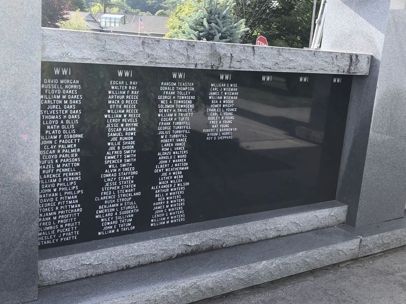 Avery County Salute to Veterans Marker image. Click for full size.
