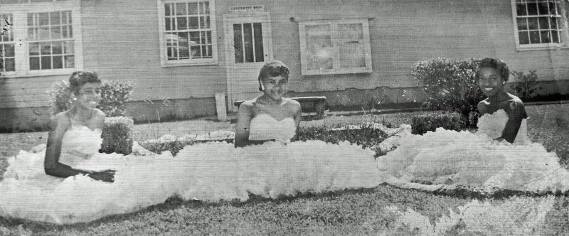 Marker detail: Miss Sophomore, Lincoln High, 1958. Click for full size. Marker detail: Miss Sophomore, Lincoln High, 1958 image. Click for full size.