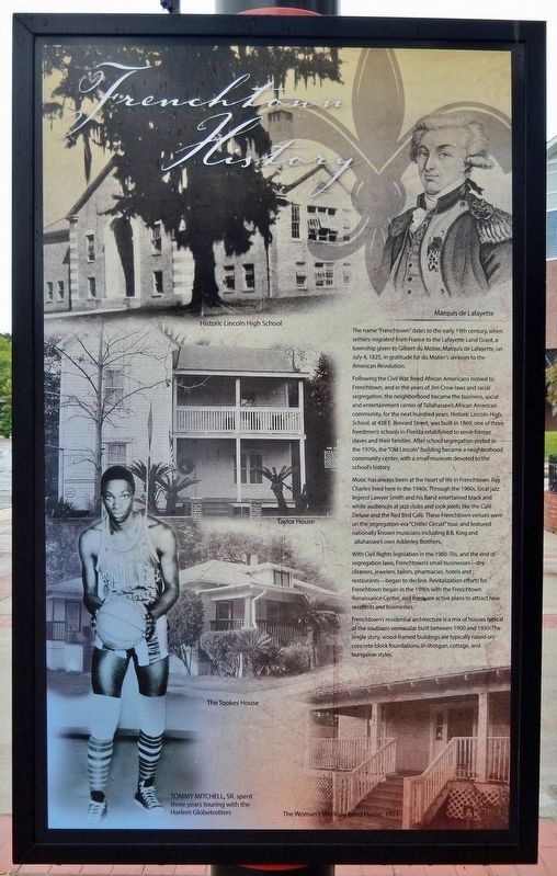Frenchtown History Marker image. Click for full size.