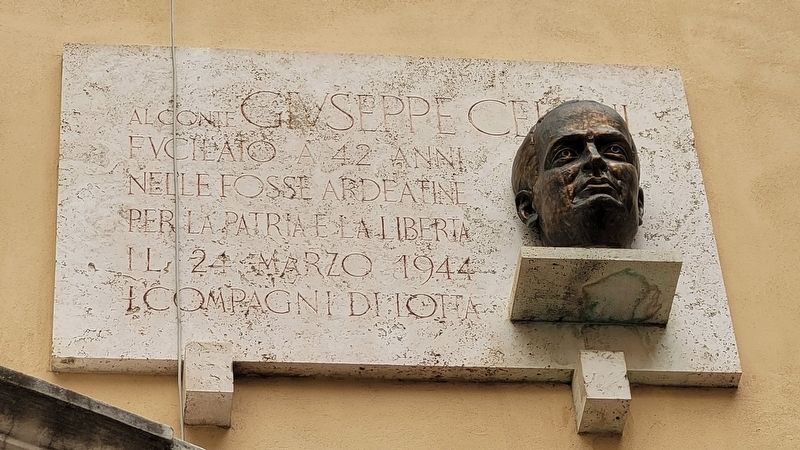 Giuseppe Celani Marker. Click for full size. Giuseppe Celani Marker image. Click for full size.