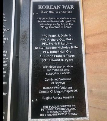 Korean War Memorial image. Click for full size.