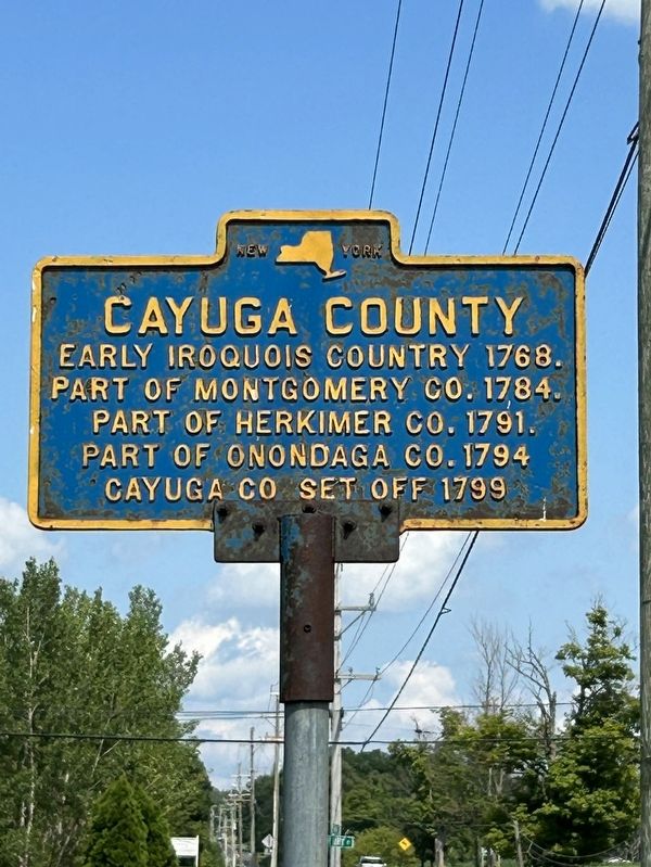 Cayuga County Marker image. Click for full size.