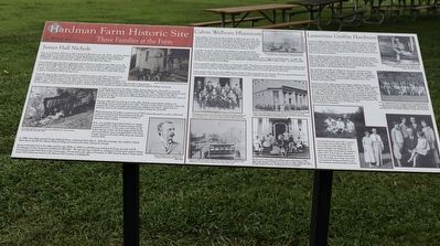 Hardman Farm Historic Site Marker image. Click for full size.