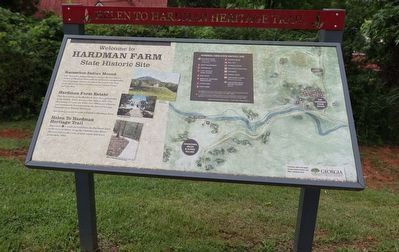 Welcome to Hardman Farm State Historic Site Marker image. Click for full size.