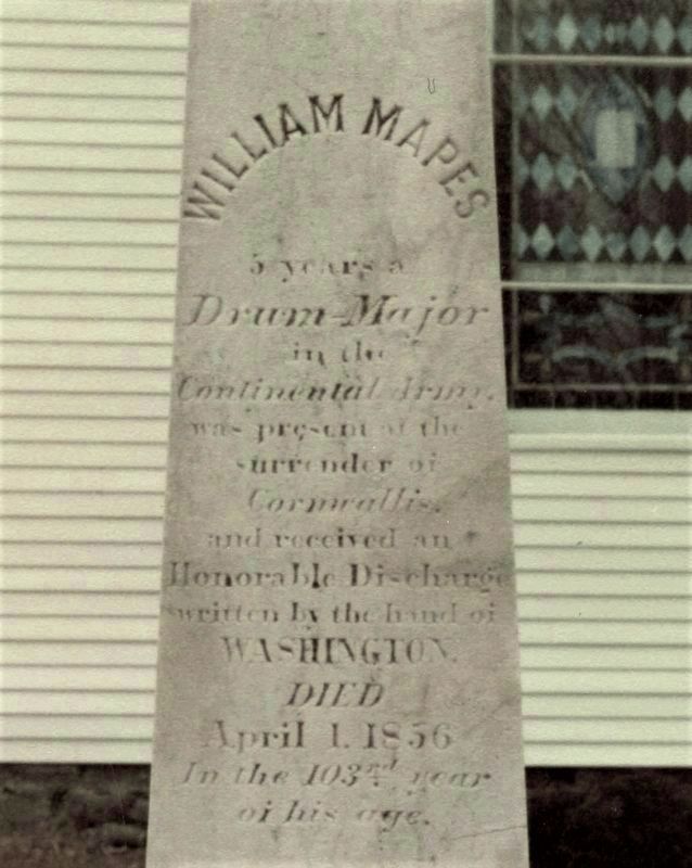 William Mapes Marker image. Click for full size.