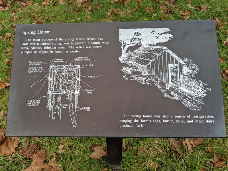 Spring House Marker. Click for full size. Spring House Marker image. Click for full size.