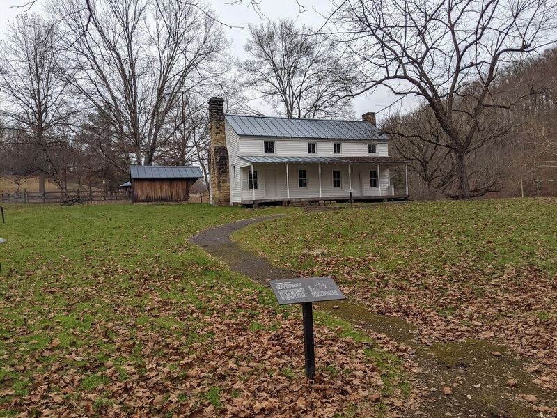 Cunningham Farmstead Marker. Click for full size. Cunningham Farmstead Marker image. Click for full size.
