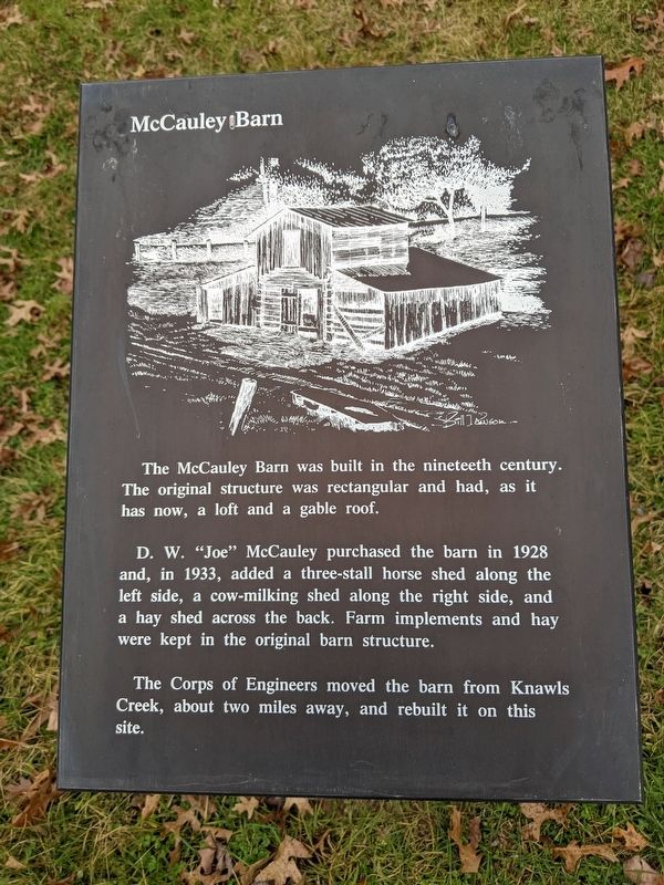 McCauley Barn Marker image. Click for full size.