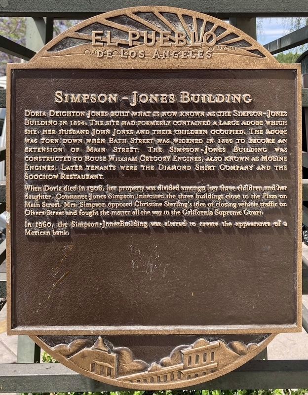 Simpson-Jones Building Marker image. Click for full size.
