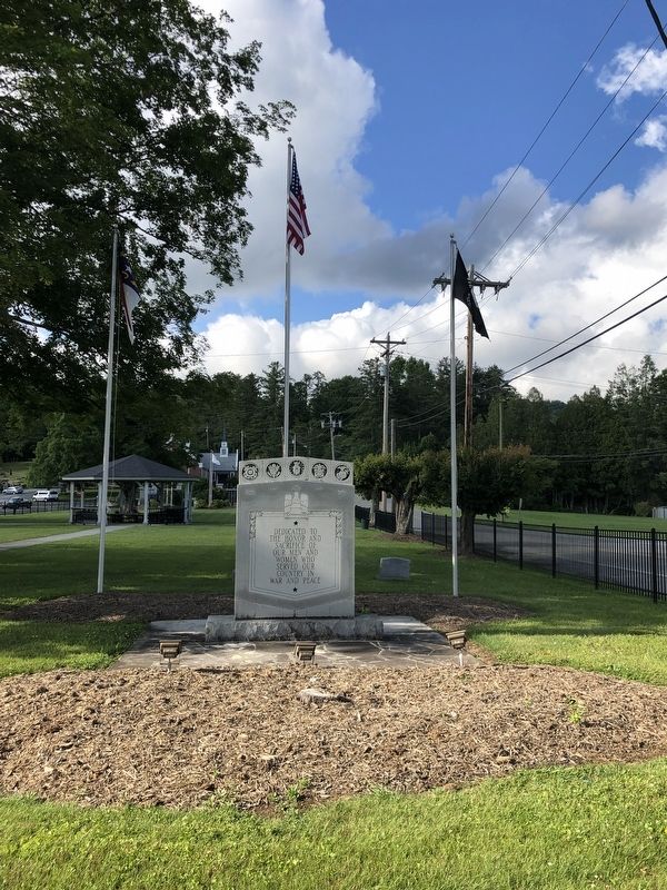 Avery County Veterans Monument image. Click for full size.