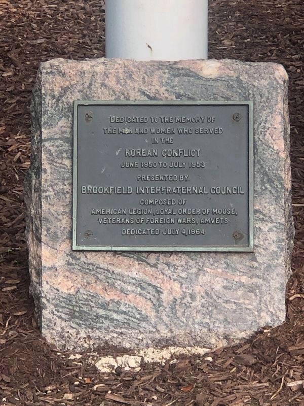 Korean War Memorial Marker. Click for full size. Korean War Memorial Marker image. Click for full size.