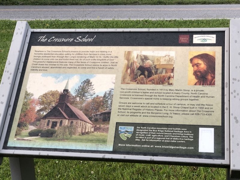 The Crossnore School Marker image. Click for full size.