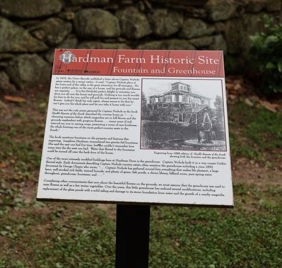 Fountain and Greenhouse Marker image. Click for full size.