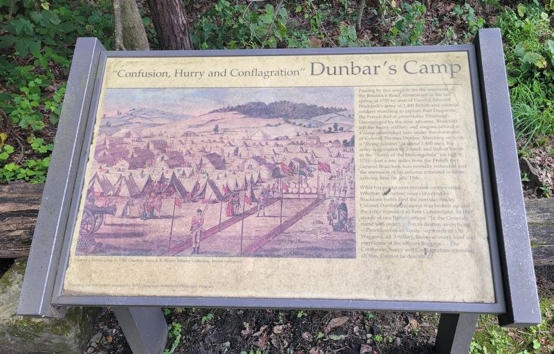 Dunbar's Camp Marker image. Click for full size.