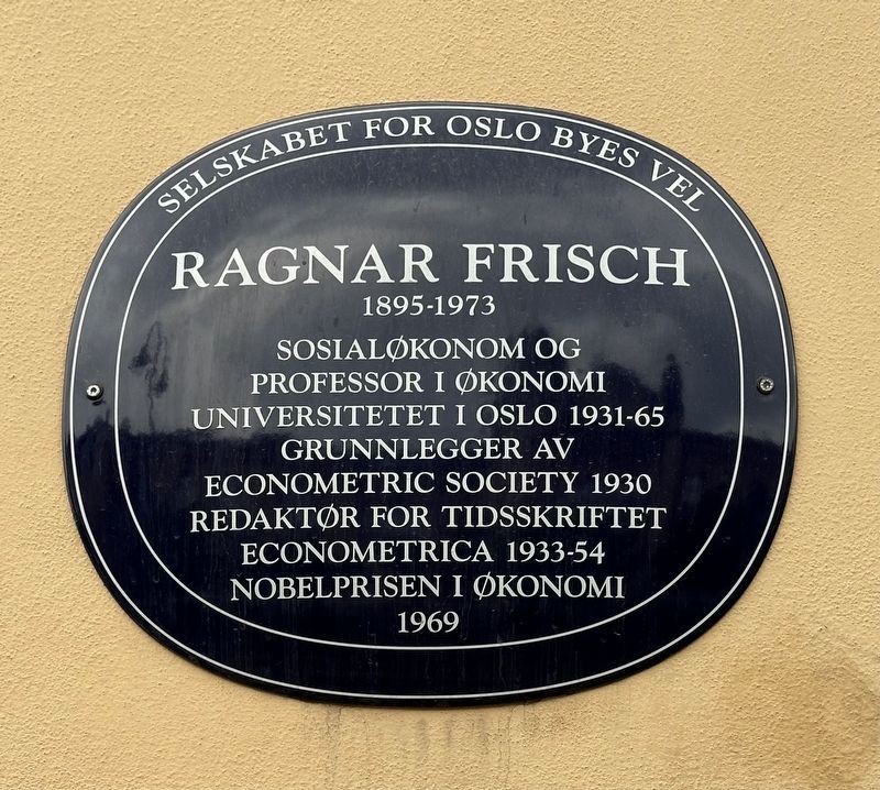 Ragnar Frisch Marker image. Click for full size.
