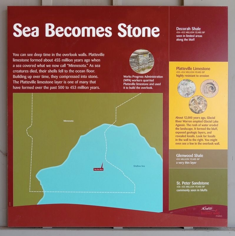 Sea Becomes Stone Marker image. Click for full size.