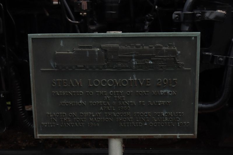 Steam Locomotive 2913 Marker image. Click for full size.