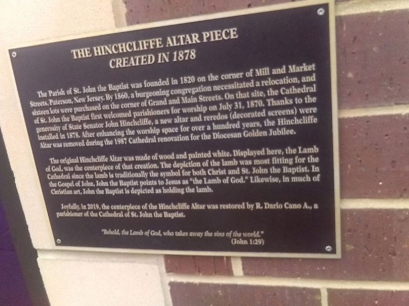 The Hinchcliffe Altar Piece Marker image. Click for full size.