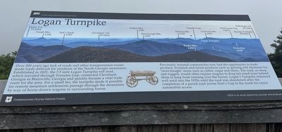 Logan Turnpike Marker image. Click for full size.
