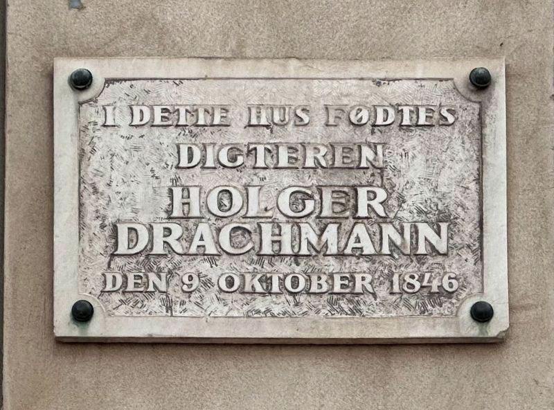 Holger Drachmann Marker. Click for full size. Holger Drachmann Marker image. Click for full size.