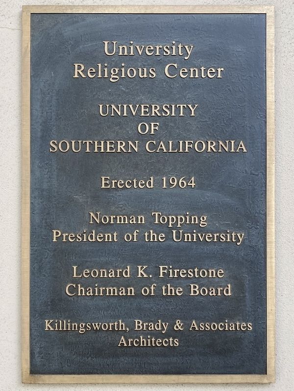 University Religious Center Marker image. Click for full size.