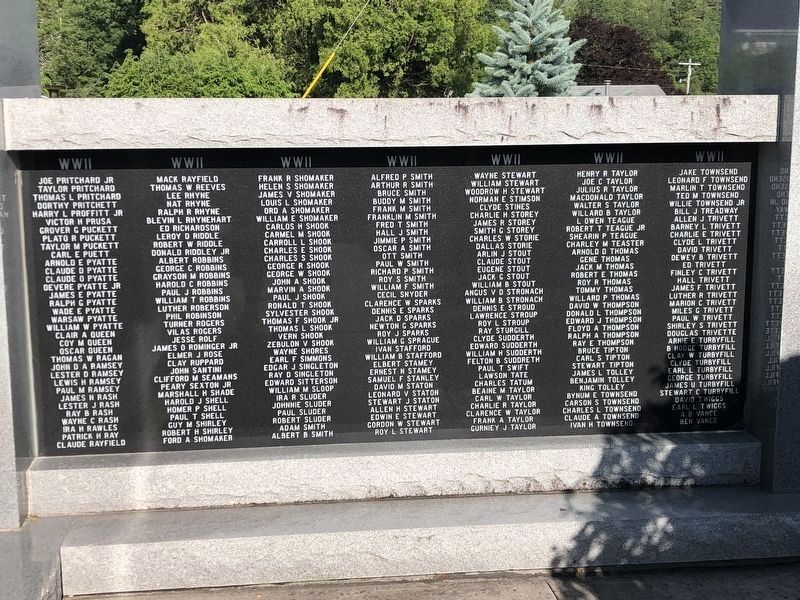 Avery County Salute to Veterans Marker image. Click for full size.