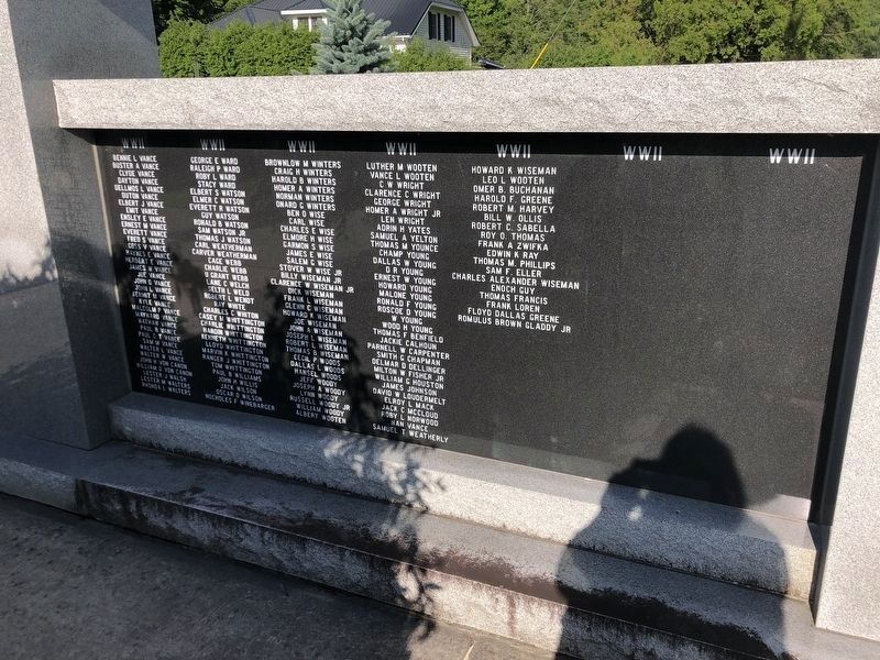 Avery County Salute to Veterans Marker image. Click for full size.