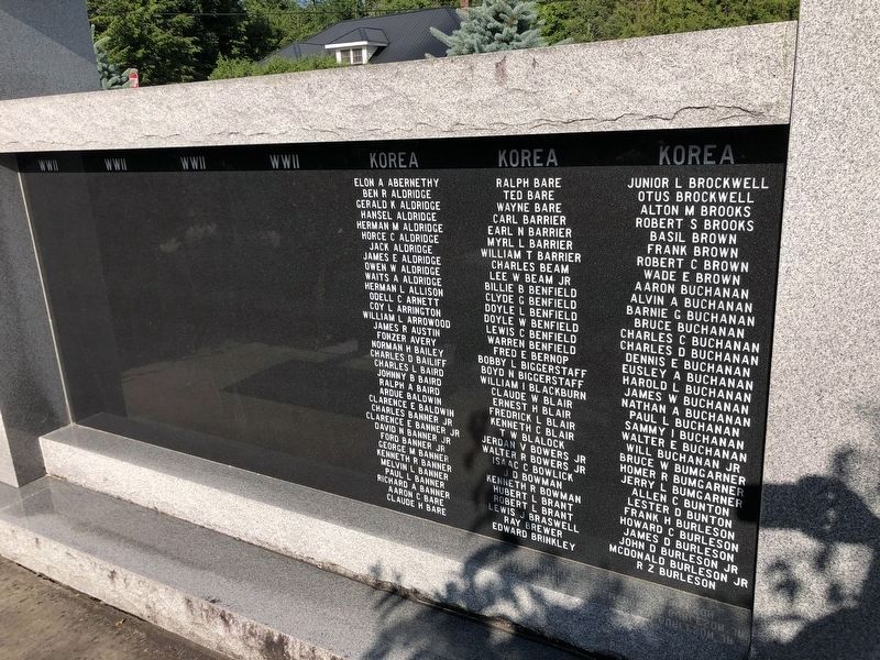 Avery County Salute to Veterans Marker image. Click for full size.