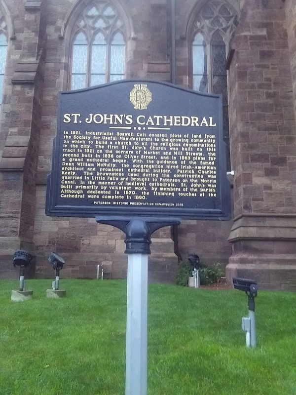 St. John's Cathedral Marker. Click for full size. St. John's Cathedral Marker image. Click for full size.