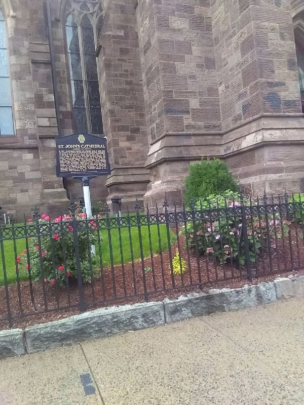 St. John's Cathedral Marker. Click for full size. St. John's Cathedral Marker image. Click for full size.