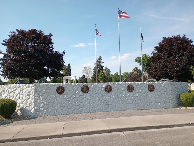 Hancock County Veterans Memorial History Marker. Click for full size. Hancock County Veterans Memorial History Marker image. Click for full size.