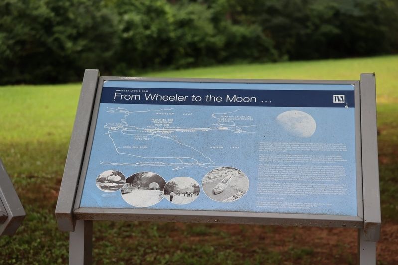 From Wheeler to the moon ... Marker. Click for full size. From Wheeler to the moon ... Marker image. Click for full size.