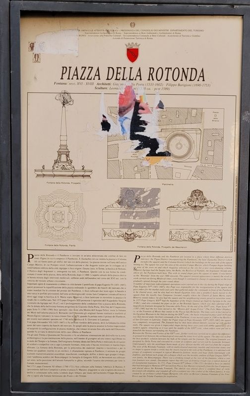 Piazza della Rotonda Marker. Click for full size. Piazza della Rotonda Marker image. Click for full size.