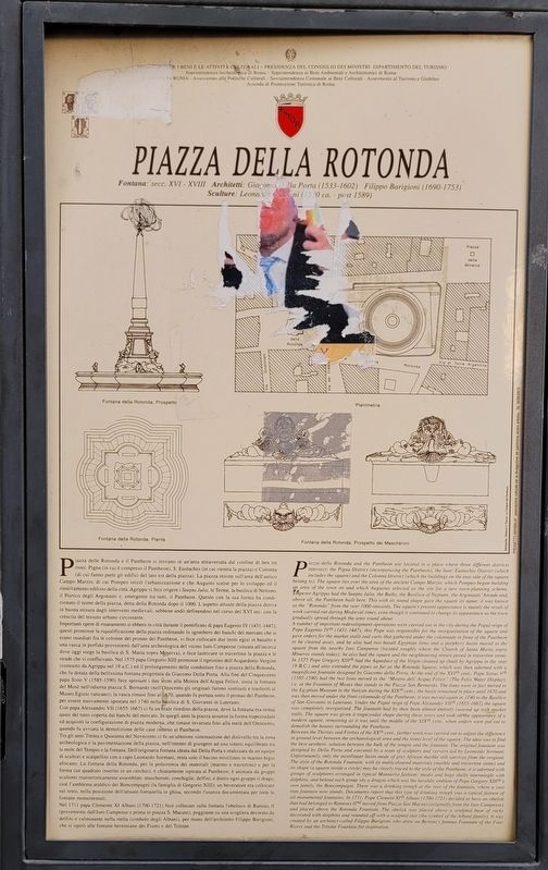 Piazza della Rotonda Marker image. Click for full size.