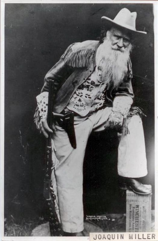 Cincinnatus "Joaquin" Miller. Click for full size. Cincinnatus "Joaquin" Miller image. Click for full size.