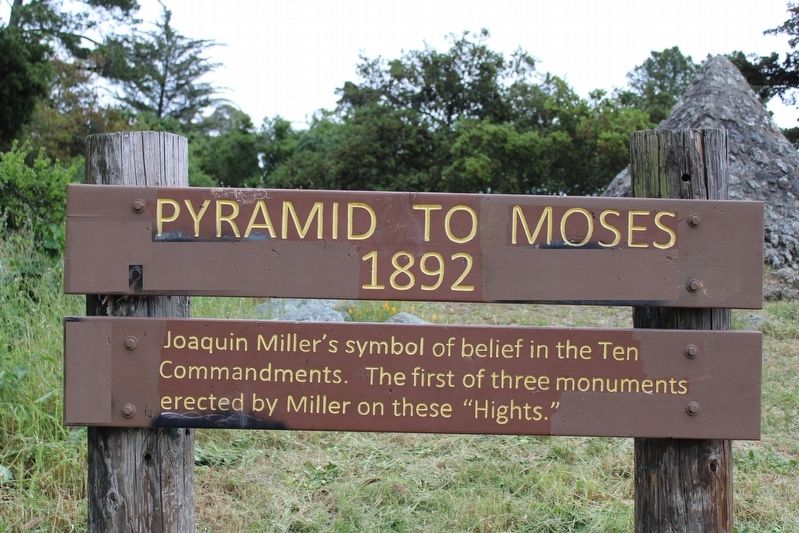 Pyramid to Moses Marker image. Click for full size.