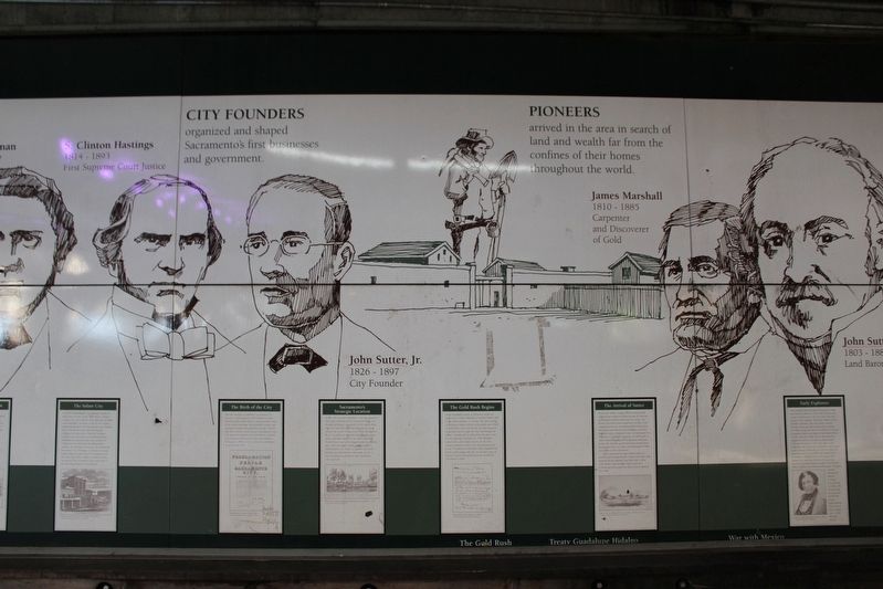 Historical Timeline of Sacramento Marker image. Click for full size.