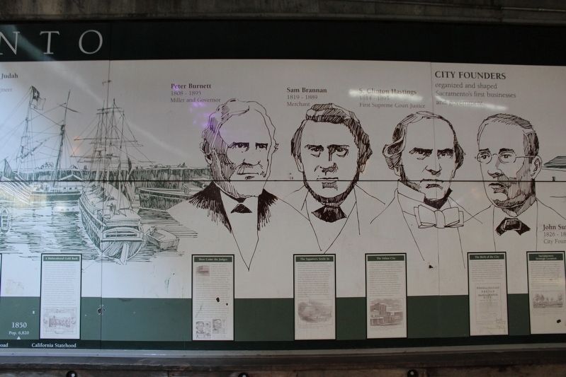 Historical Timeline of Sacramento Marker image. Click for full size.