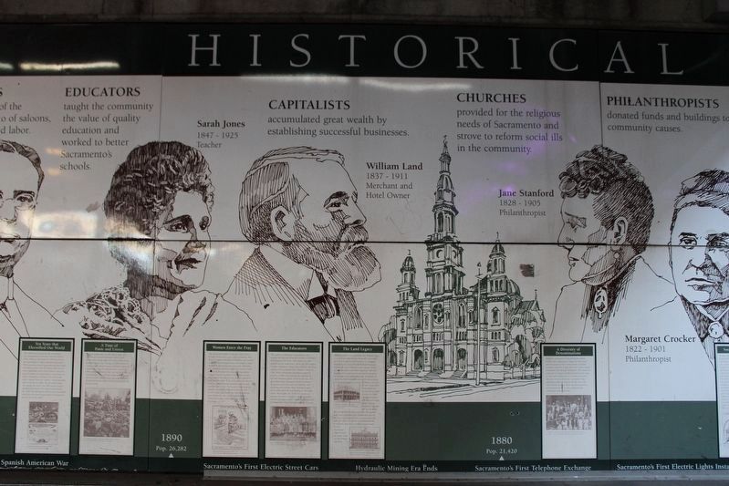 Historical Timeline of Sacramento Marker image. Click for full size.