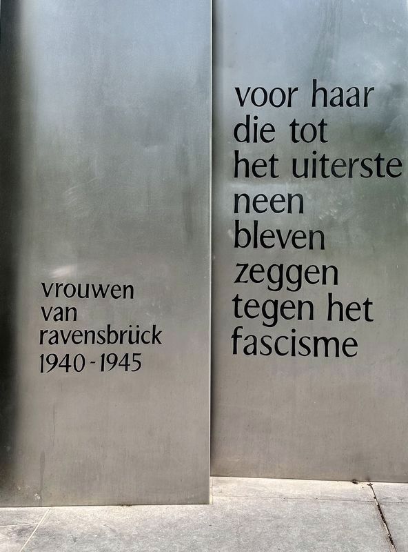 Vrouwen van Ravensbrück 1940-1945 / Women of Ravensbrück 1940-1945 Memorial. Click for full size. Vrouwen van Ravensbrück 1940-1945 / Women of Ravensbrück 1940-1945 Memorial image. Click for full size.