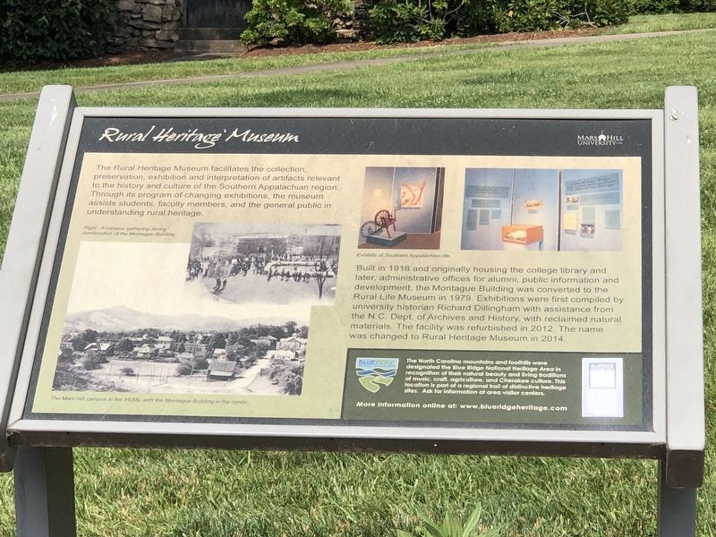 Rural Heritage Museum Marker. Click for full size. Rural Heritage Museum Marker image. Click for full size.