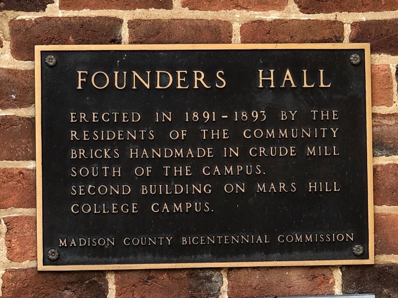 Founders Hall Marker image. Click for full size.
