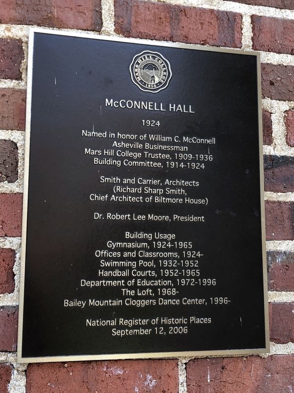 McConnell Hall Marker image. Click for full size.