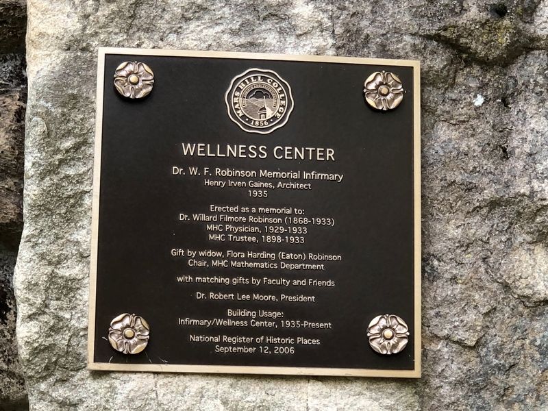 Wellness Center Marker. Click for full size. Wellness Center Marker image. Click for full size.