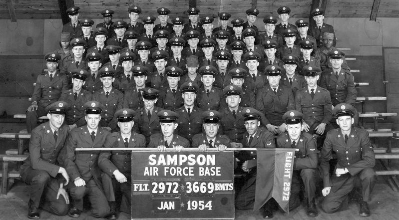 USAF Basic Military Training Flight 2972, Sampson AFB image. Click for more information.