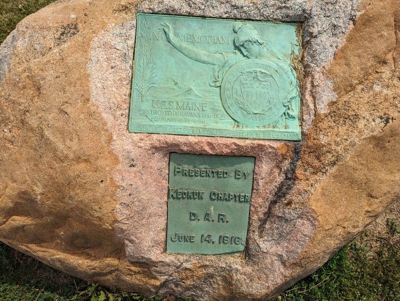 U.S.S Maine Memorial Marker. Click for full size. U.S.S Maine Memorial Marker image. Click for full size.