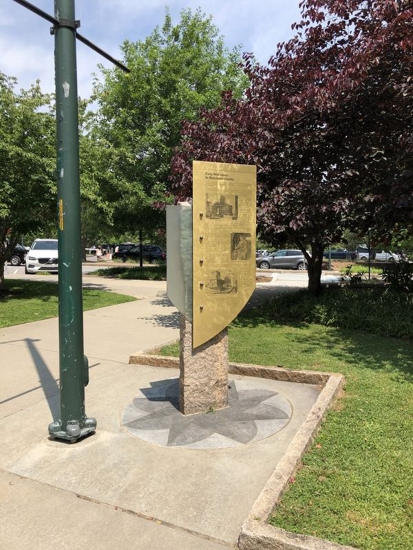 Early Milestones in Buncombe County Marker image. Click for full size.